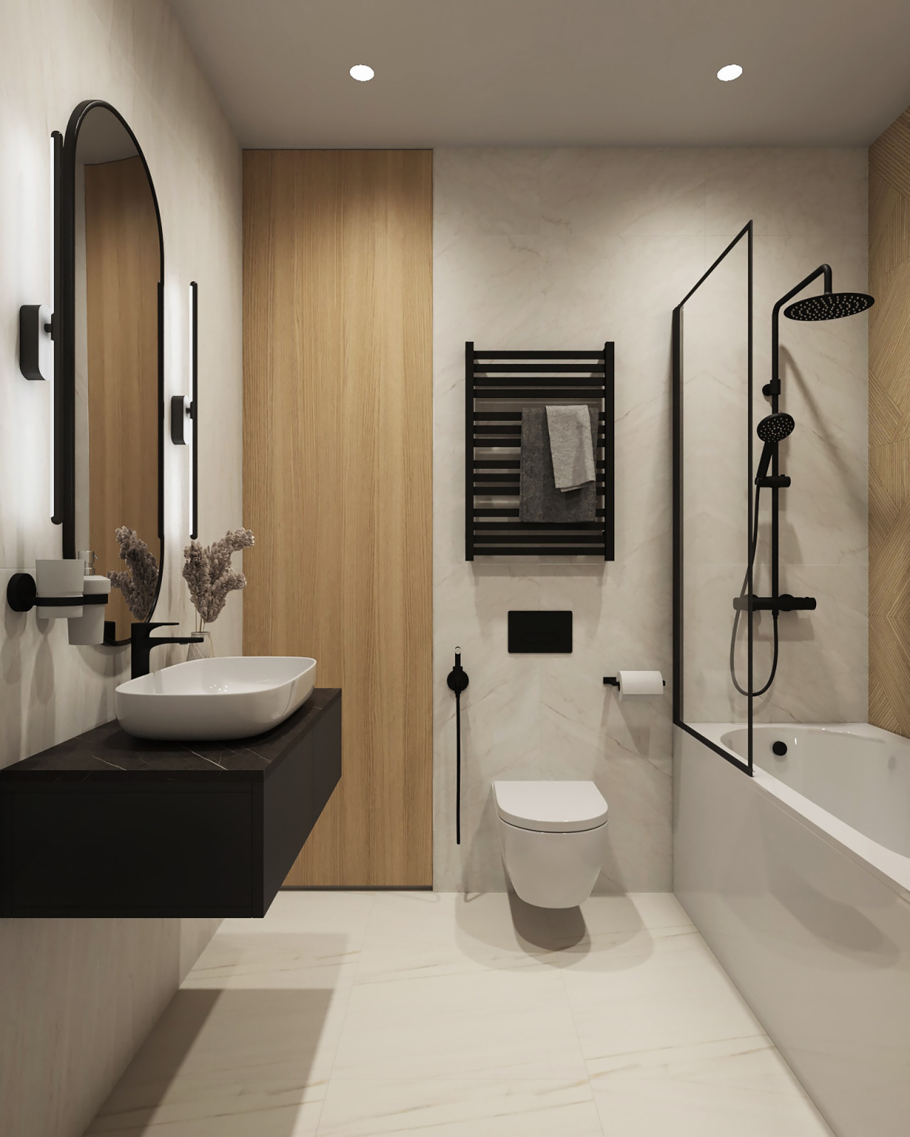 Семейное гнездышко в современном стиле, 57 м.кв