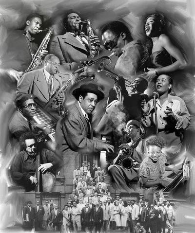 All That Jazz: Great African American Jazz Musicians, 24"x20"