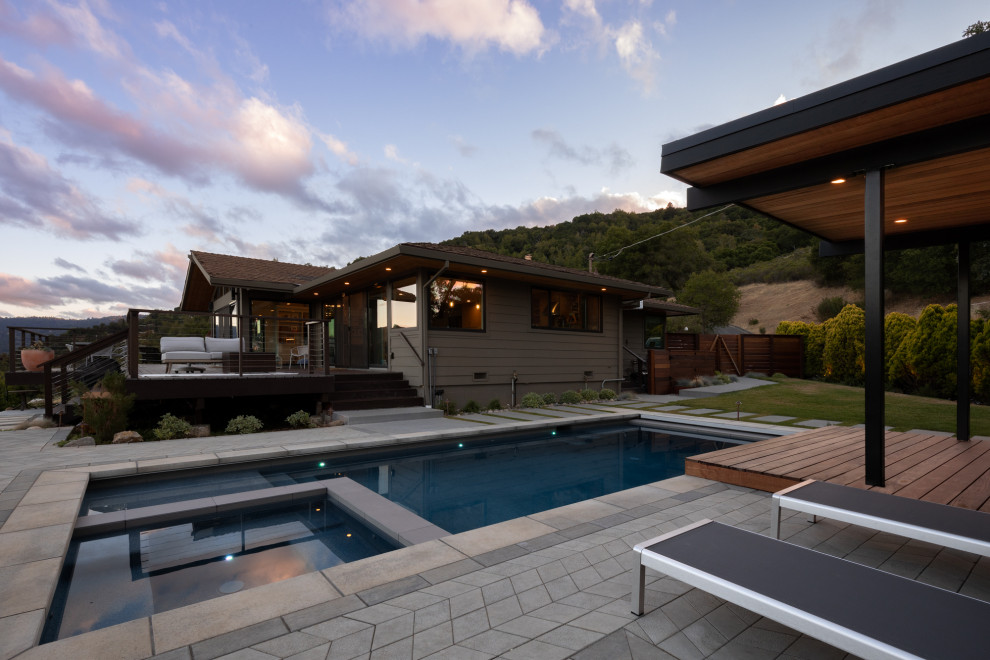 Los Gatos, CA: Pool With A View - Modern - Pool - Richmond - by Water ...