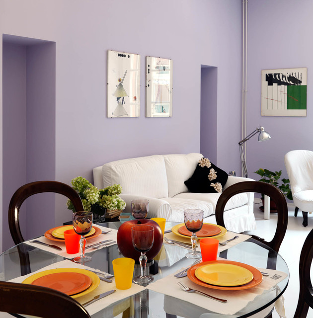 Appartamento a Milano contemporary-vardagsrum