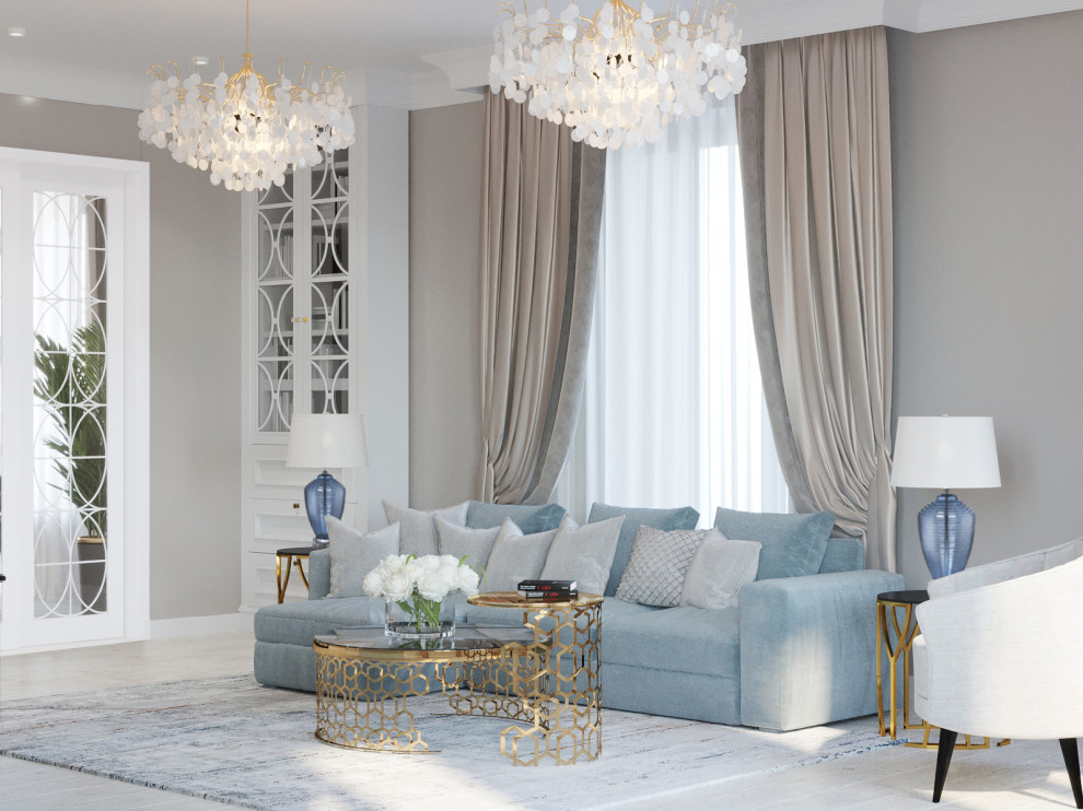 Визуализация гостиной