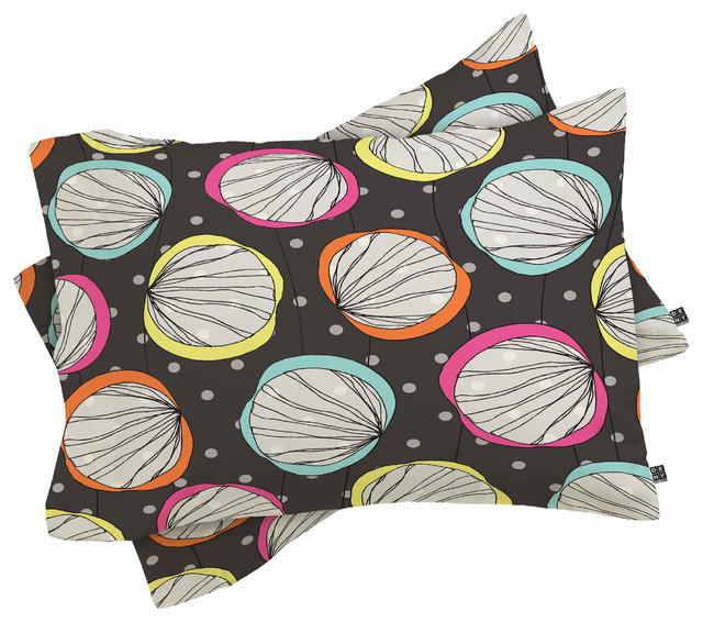 Deny Designs Rachael Taylor Scribble Shells Pillow Shams King