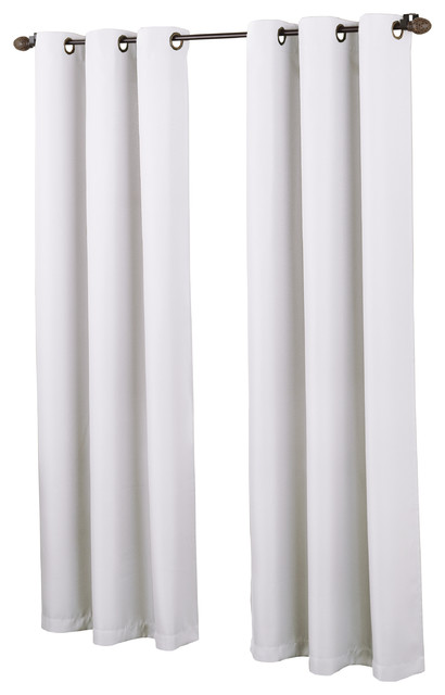 Montego Grommet Textured Curtain Panel Contemporary Curtains