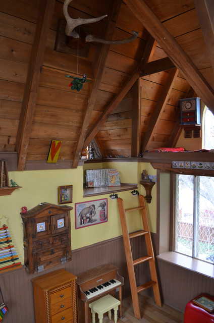 The Most Incredible Kids' Tree House You'll Ever See? eklektisk-boernevaerelse