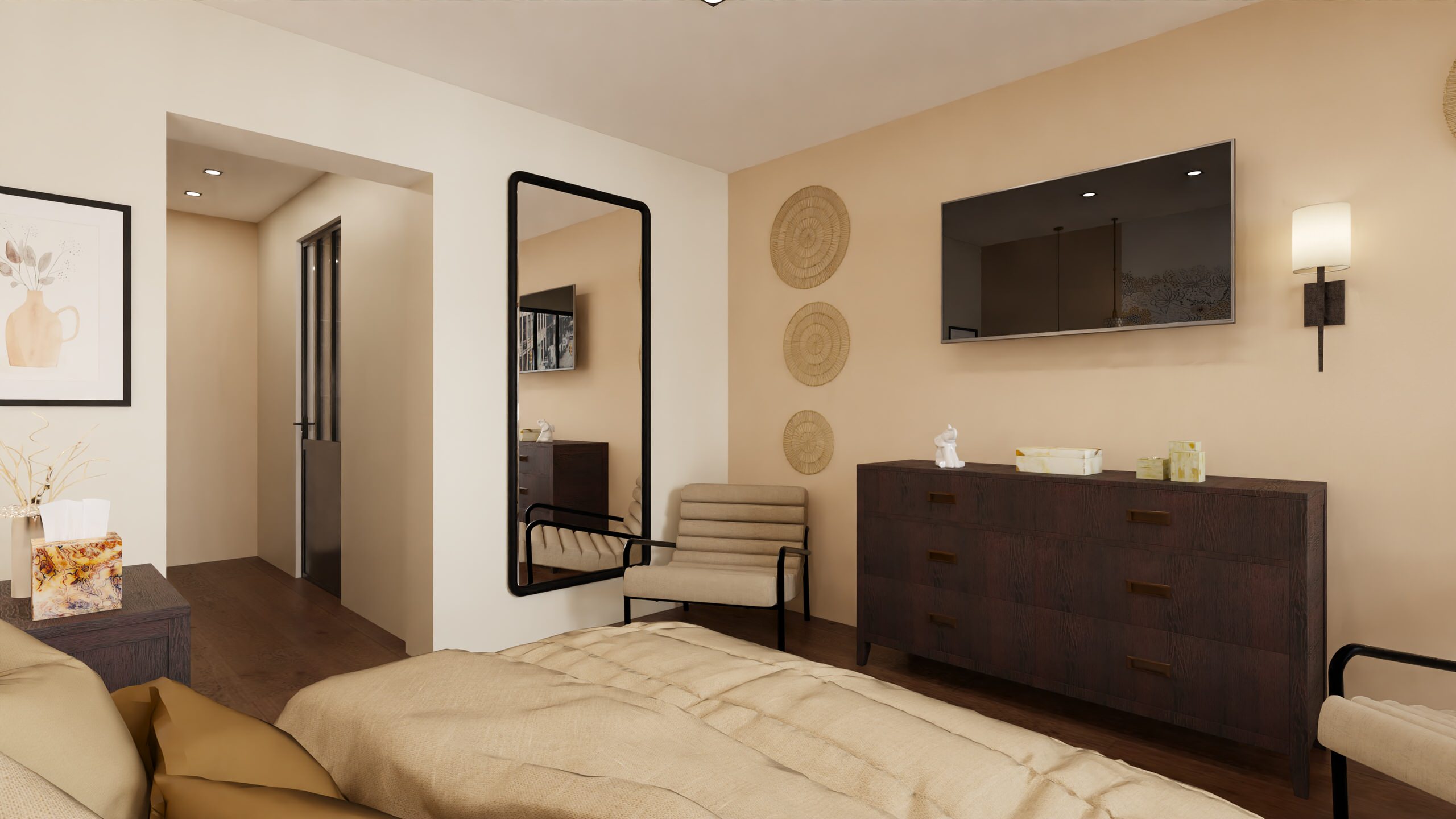 Appartement avec ouvertures façades