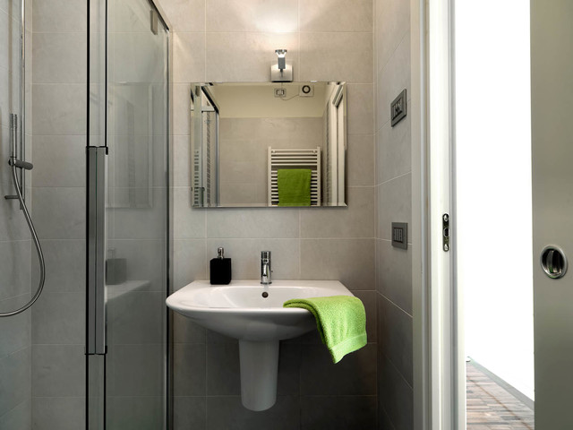 loft contemporary-badrum