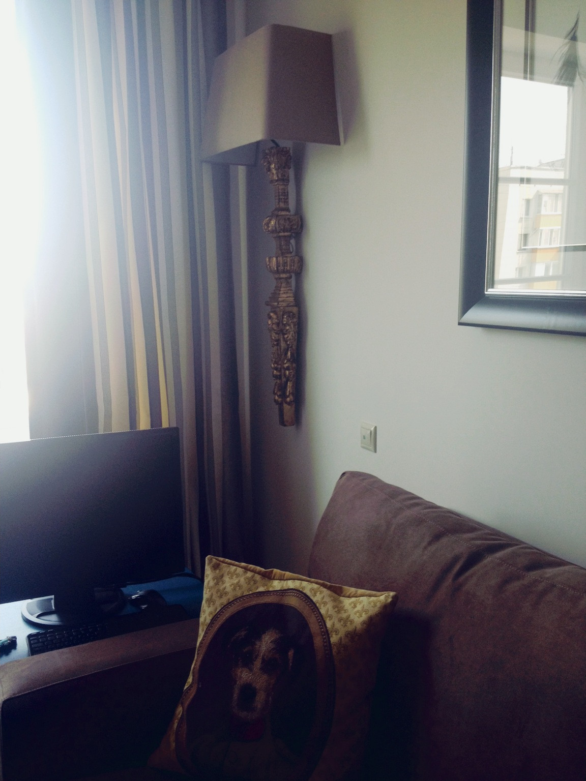 Квартира в Москве. Текстильное оформление окон.