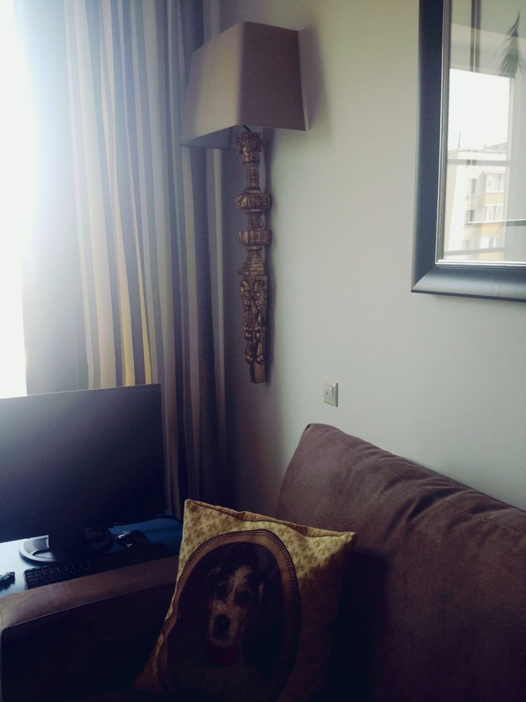 Квартира в Москве. Текстильное оформление окон.