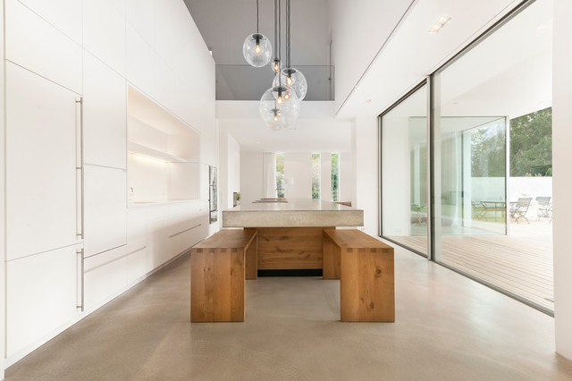 Küche Beton Eiche W - Industrial - Küche - München - von Wiedemann