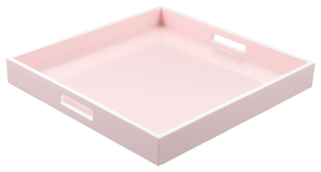 white square tray