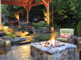 Traditional Patio by Alderwood Landscape Architecture and Construction