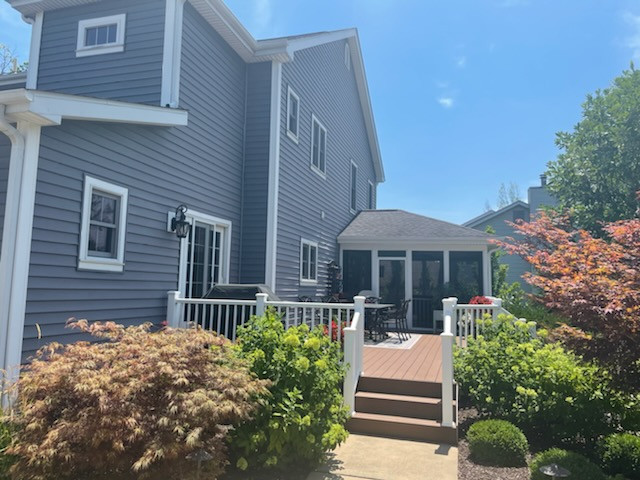 New Deck and Screened-In-Porch