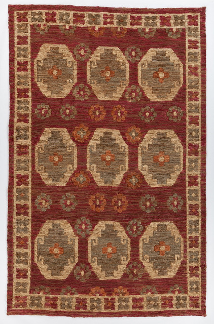 Chandra Ryleigh Ryl-46901 Rug, Red/Green/Natural, 7'9"x10'6"