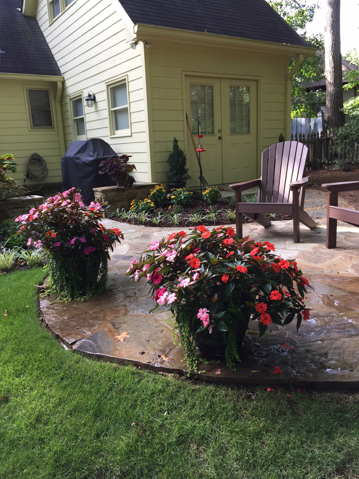 Stone Patio, Landing, and SOD Install