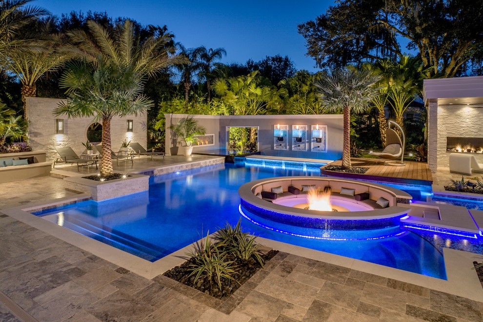 "Big Time" - Modern - Pool - Tampa - by Ryan Hughes Design