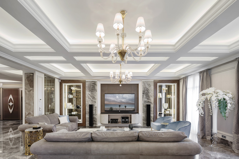 Modern interior on Cote d'Azur. / Современный интерьер на Лазурном берегу