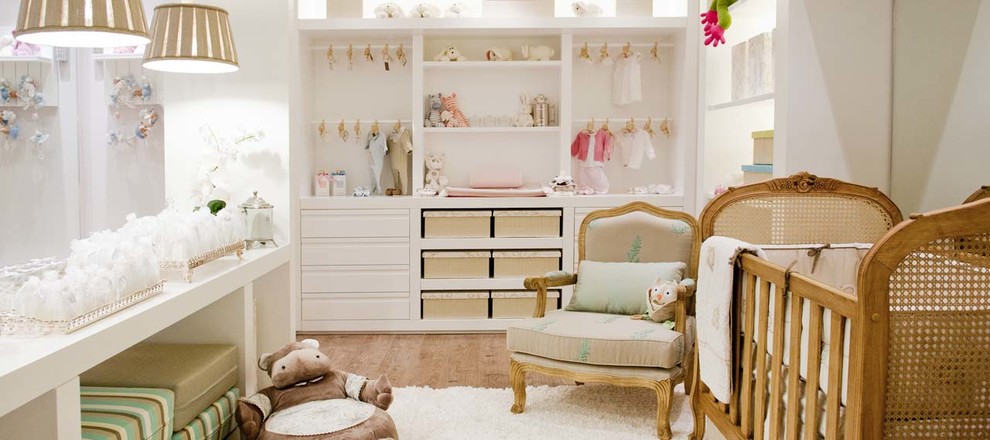 Inspiration for a traditional kids' bedroom in Surrey.