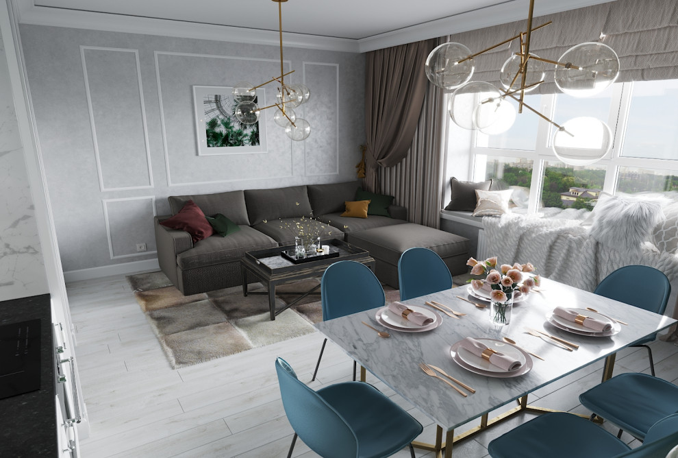 Квартира в ЖК "Две эпохи" в стиле современная классика