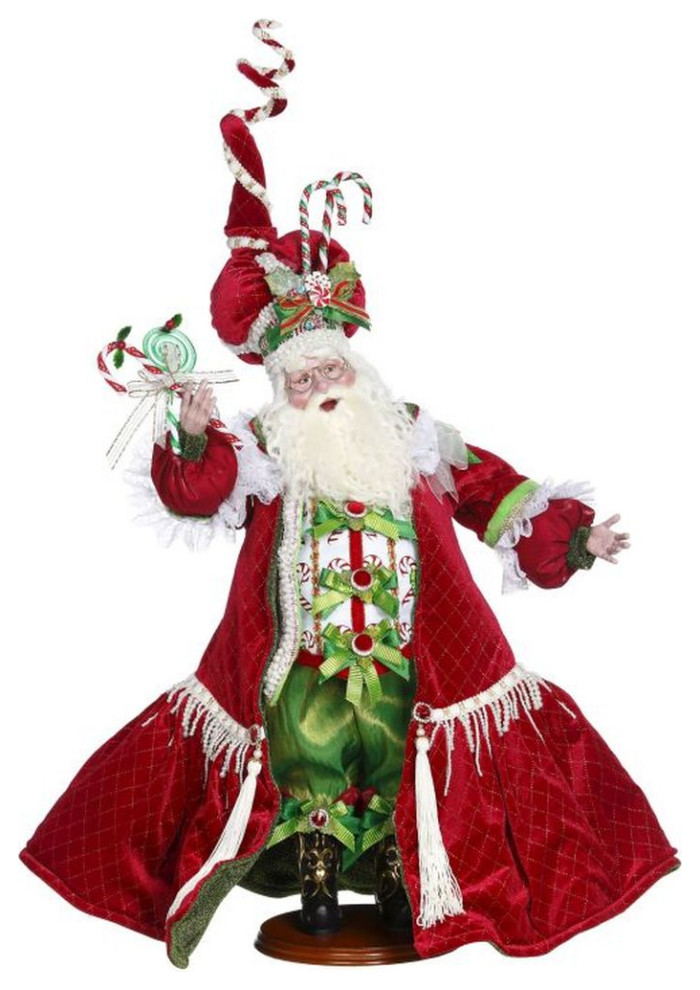Mark Roberts 2020 Collection Peppermint Santa 28", Figurine
