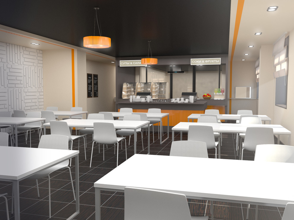Интерьер студенческого кафе
