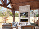 Contemporary Patio by TATUM BROWN CUSTOM HOMES