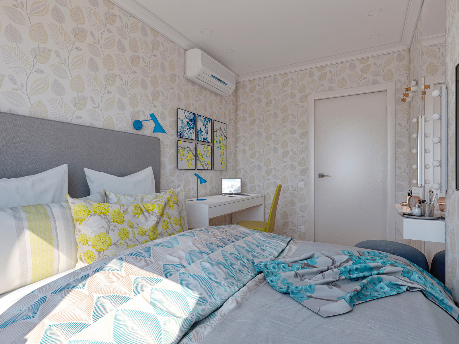 Спальня в проекте #novoegnezdo_kr