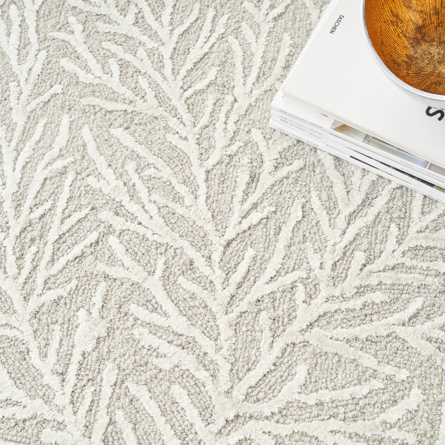 Michael Amini Ma30 Star Handmade Area Rugs, Ivory 4'x6', 4'x6 ...