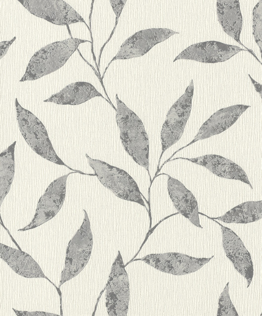 Amble Light Grey Vine Wallpaper, Bolt Contemporary Wallpaper by