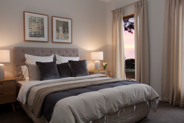 Balwyn minimalistisch-schlafzimmer