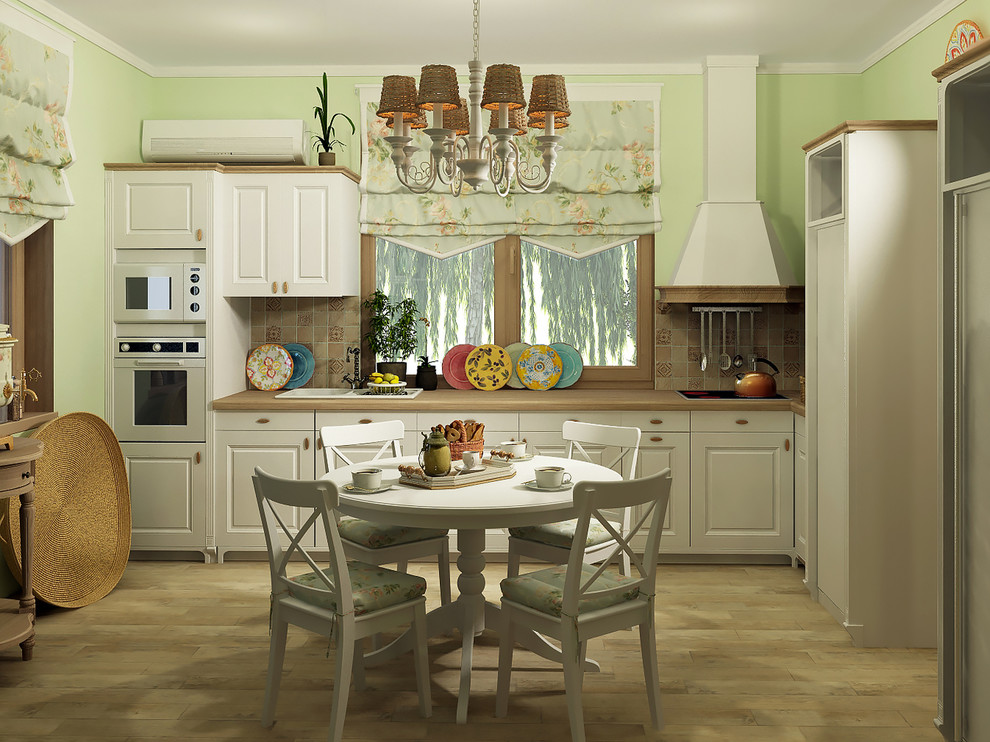 Кухня в загородном доме