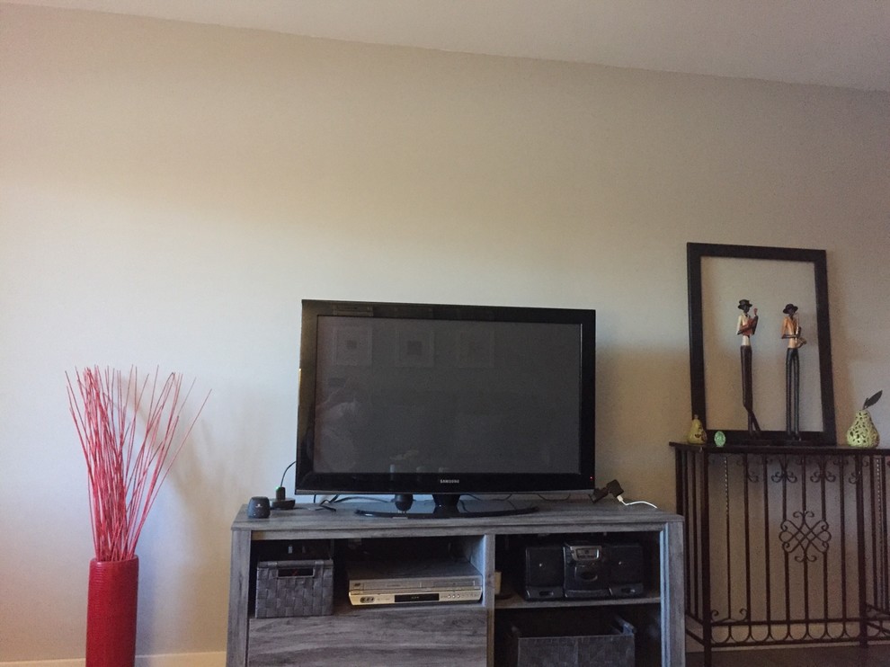 how to decorate above TV???