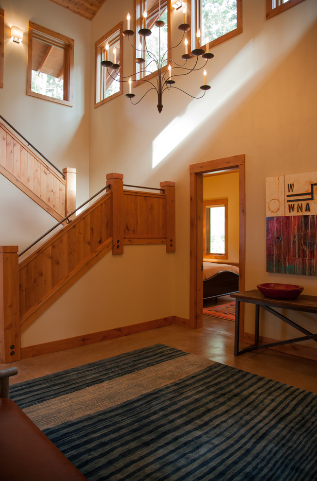 Inspiration for a rustic home design remodel in Seattle