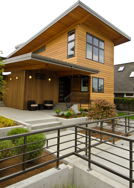 Queen Anne Residence trendy-hus-og-facade