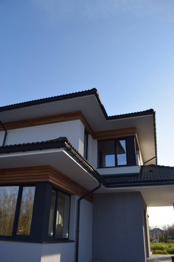 Юкки фасад коттедж