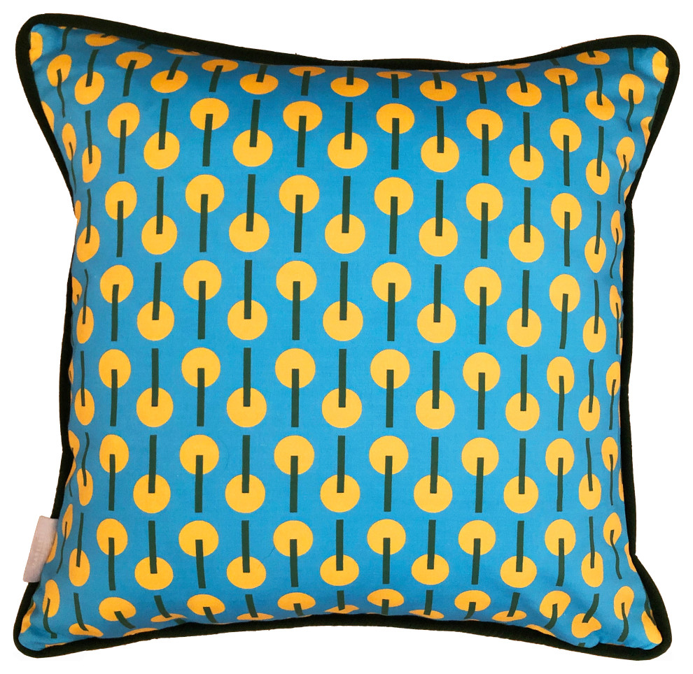 POP cushion in turquoise