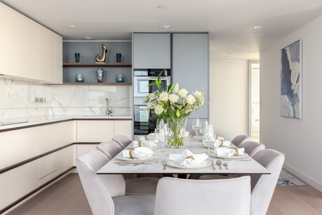 Luxury Penthouse - London W2 modern-dining-room