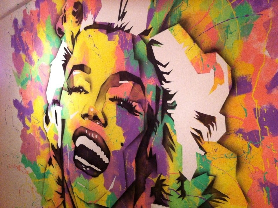 Роспись стен. Интерьеры.