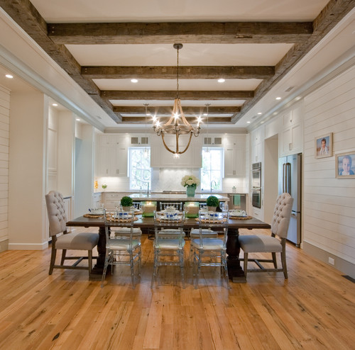 9 Spaces Where Wooden Ceiling Beams Make A Statement