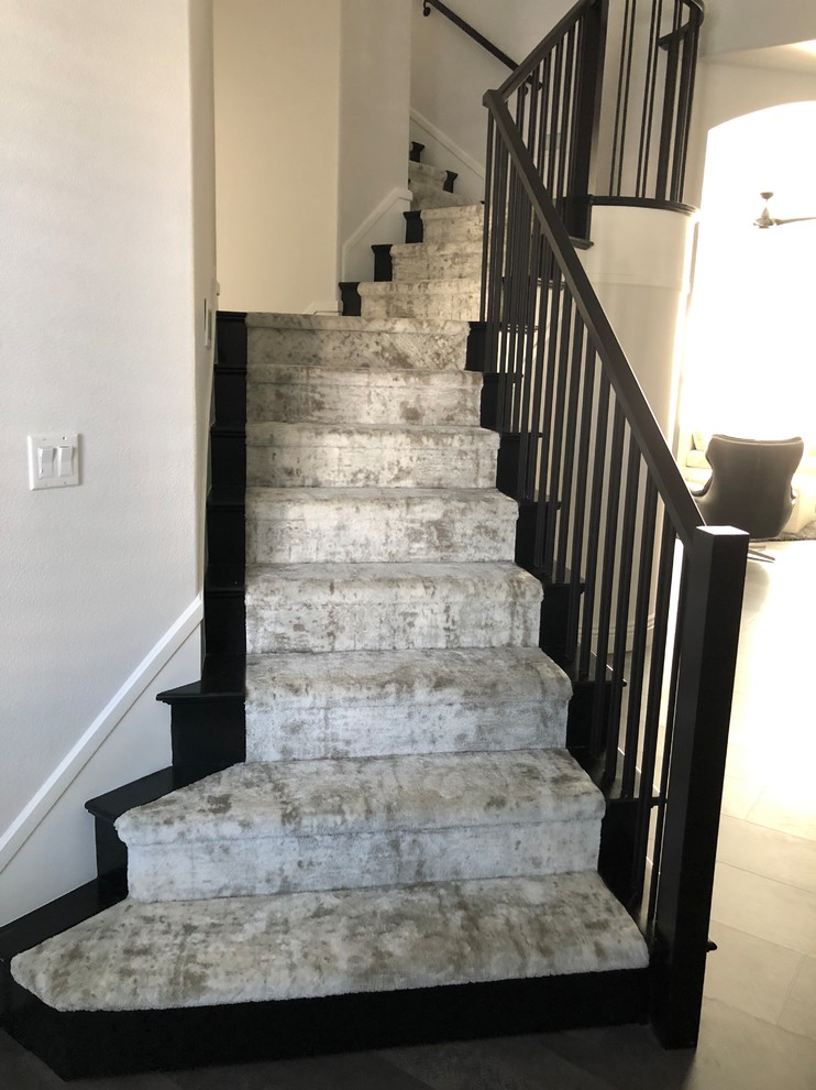 Queensridge Staircase Retrofit and Cabinet Refinish