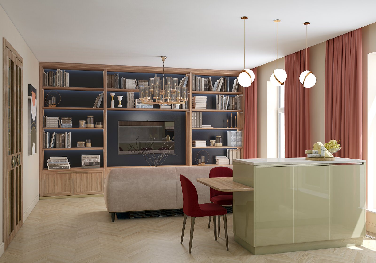 Модный интерьер в Санкт - Петербурге