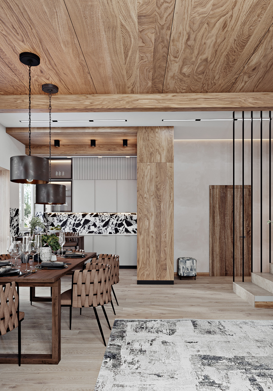 Дизайн интерьера дома в Новофедоровском