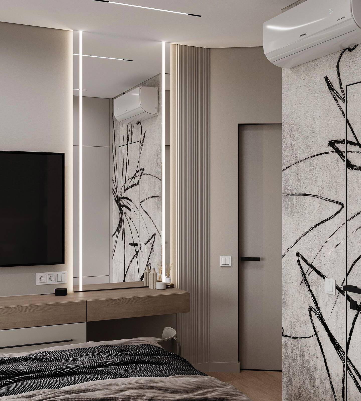 Интерьер квартиры в ЖК "Метрополия"