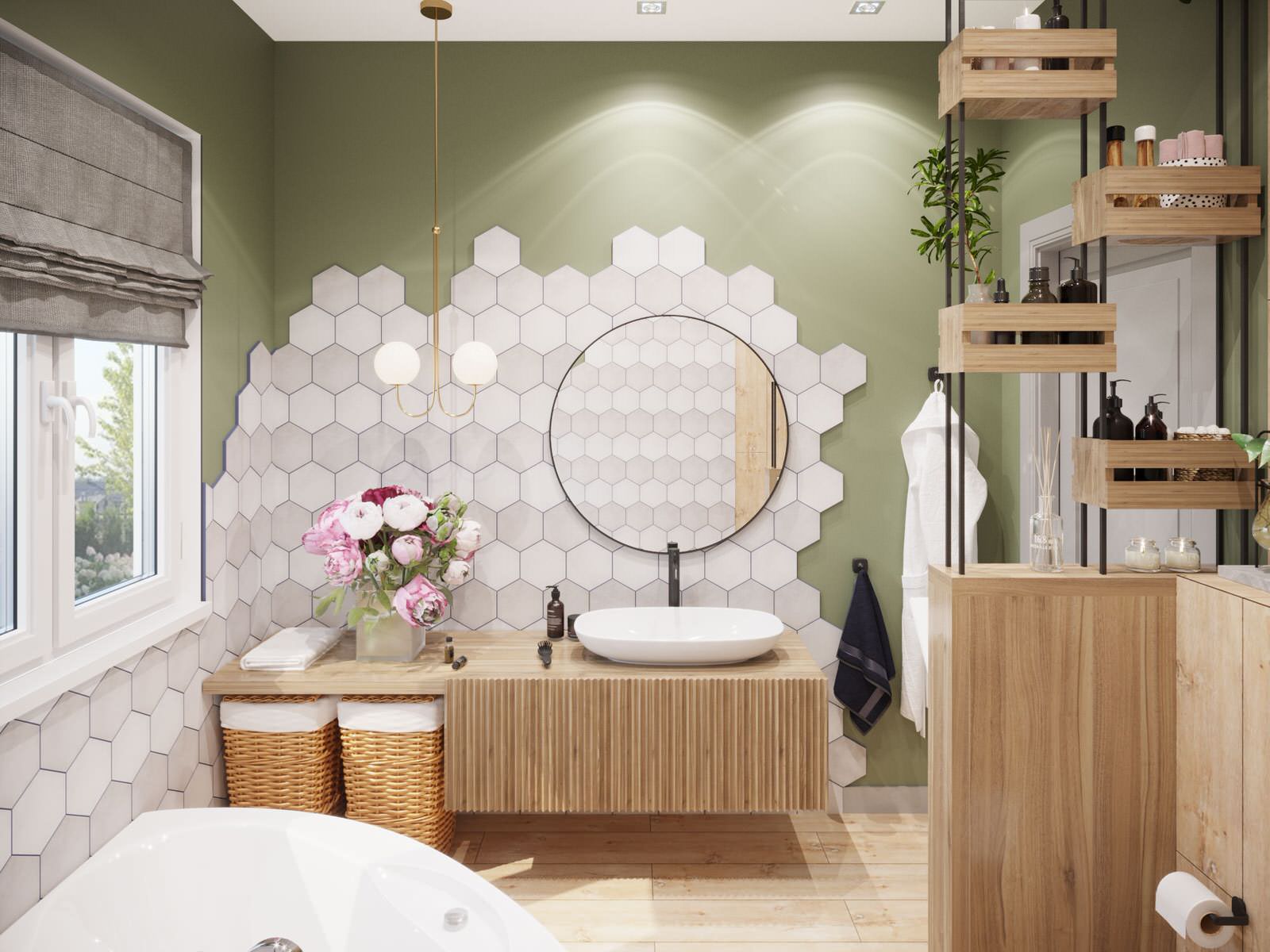 интерьер коттеджа в Подмосковье