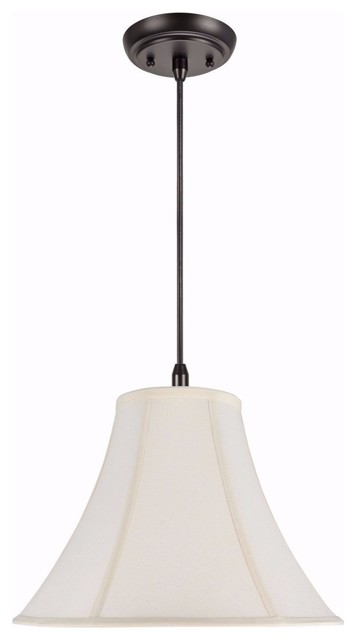 70031 1 Light Hanging Pendant Ceiling Light Ivory