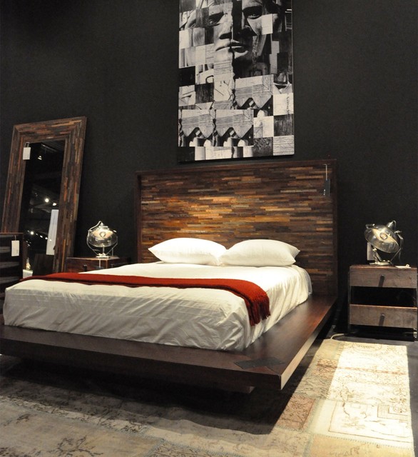 Contemporary Platform Beds eclectic-bedroom