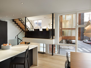 split level house moderne cuisine philadelphie par