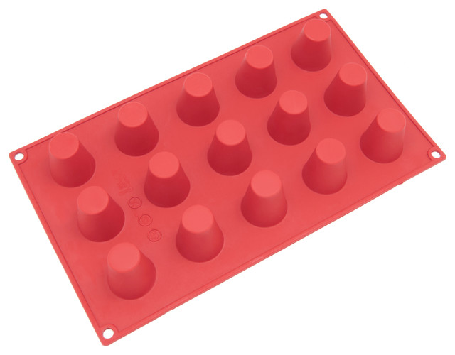 Freshware 15-Cavity Silicone Petite Popover Mold - Contemporary ...