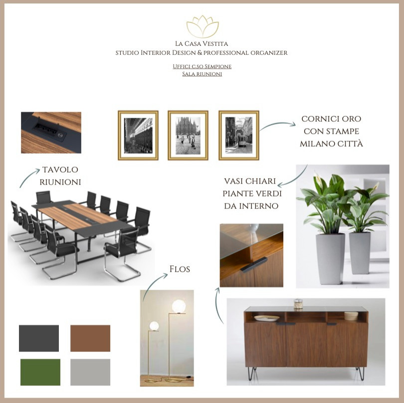 Palette Cromatica per Progettazione Uffici