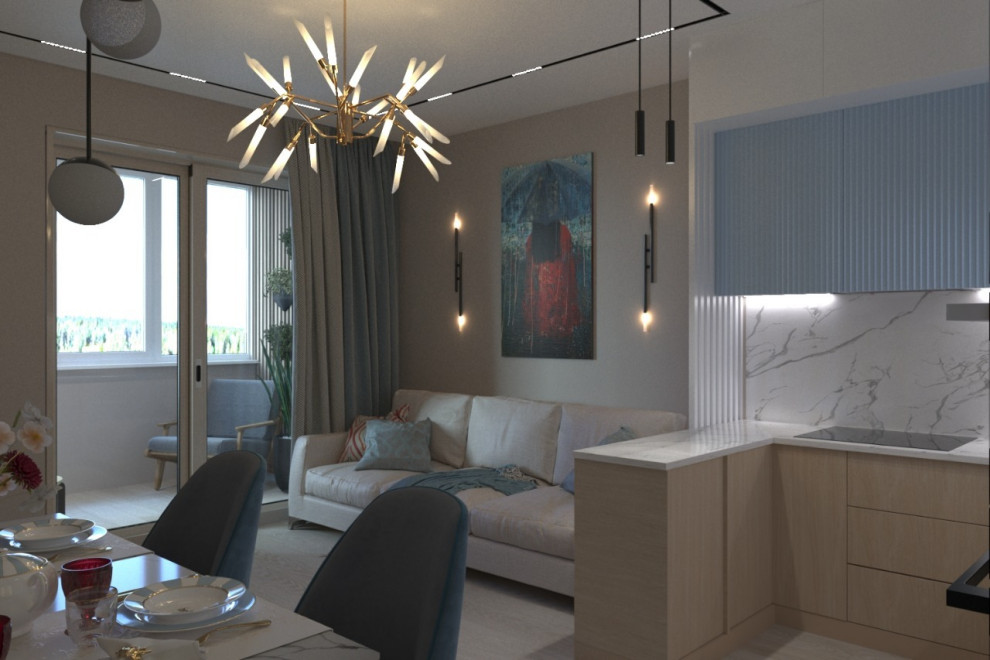 Дизайн проект ЖК Сетунь 72м ²