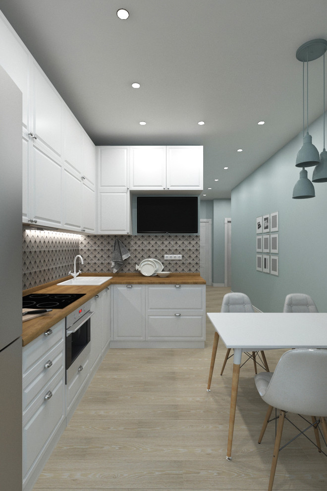 Дизайн двухкомнатной квартиры 65 м2 в скандинавском стиле